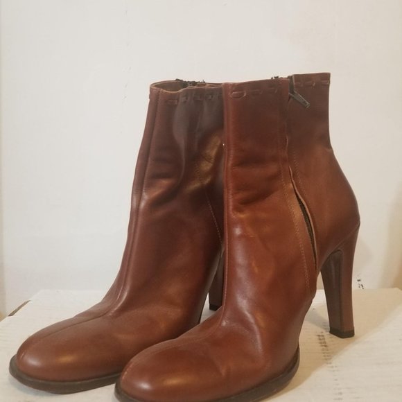 J.CREW BROWN HEEL BOOTS - Picture 5 of 5